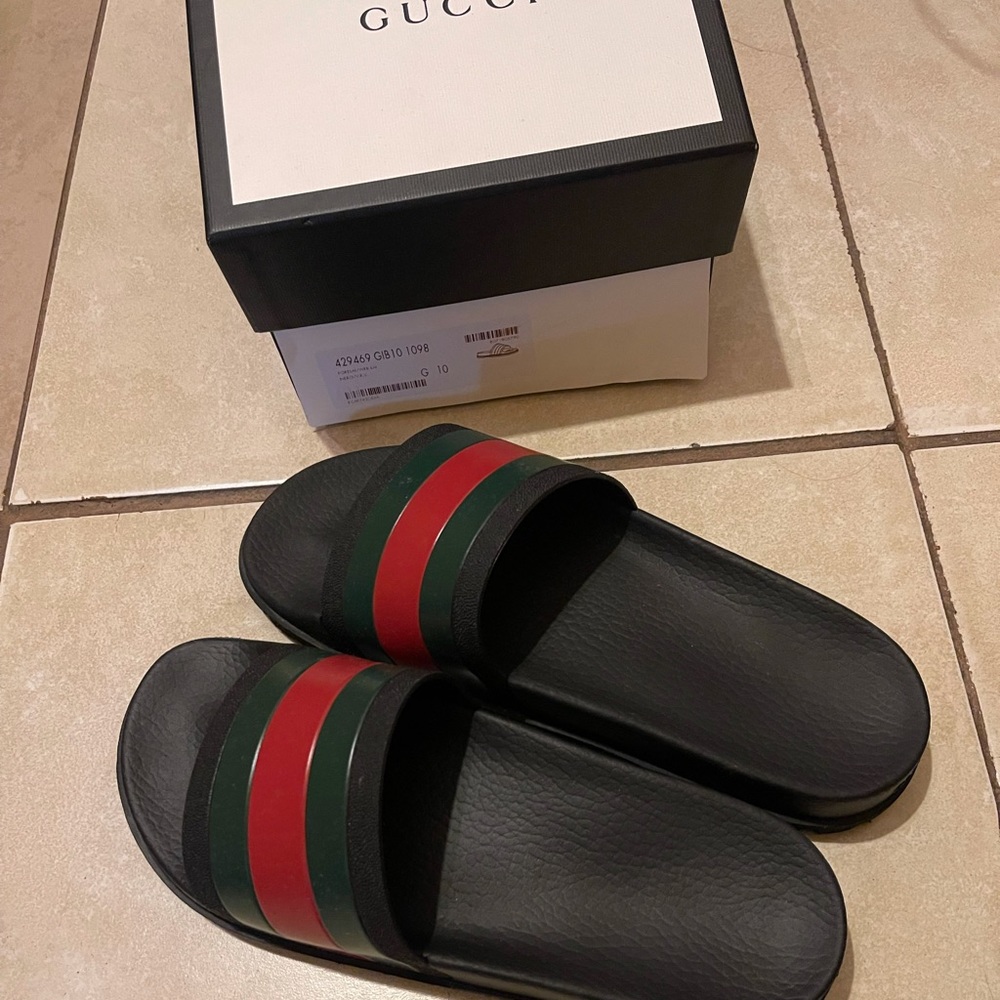Gucci Rubber men’s sandals